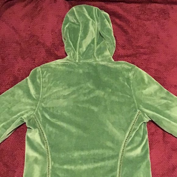 Women’s EUC green MARMOT polar fleece jacket/ sz L - Picture 4 of 6